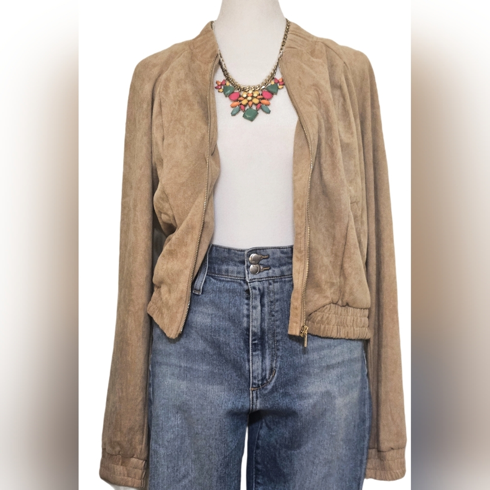 BeBe FAUX SUEDE JACKET